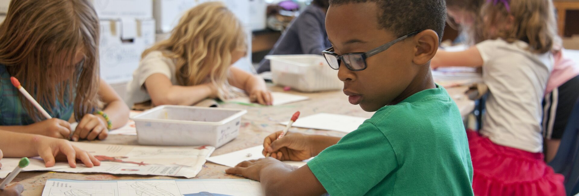 Ecole primaire de Chaudes-Aigues dans le Cantal