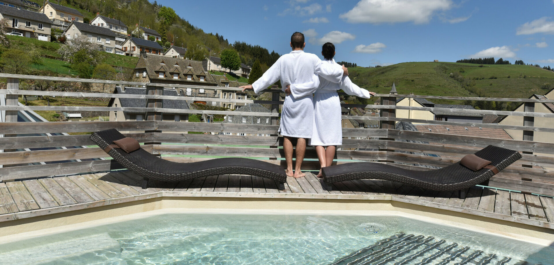 Chaudes-Aigues, station classée de moyenne montagne dans le Cantal